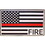 Eagle Emblems MG1406 Magnet-Fire,Thin Red Line (3")