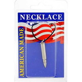 Eagle Emblems NC9401 Necklace-Bullet,17Cal (NICKEL)