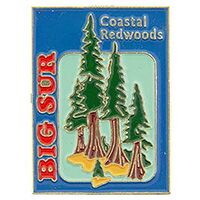 Eagle Emblems P00147 Pin-Ca,Big Sur,Redwoods (1")