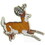 Eagle Emblems P00186 Pin-Deer, Whitetail (1")