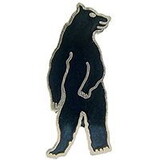 Eagle Emblems P00191 Pin-Bear, Black, Standing (1