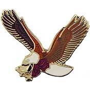 Eagle Emblems P00199 Pin-Eagle, Flying (1")