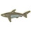 Eagle Emblems P00234 Pin-Fish,Shark,Great Wht. (1")