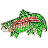 Eagle Emblems P00239 Pin-Fish,Trout,Rainbow (1