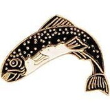 Eagle Emblems P00241 Pin-Fish, Steelhead (1