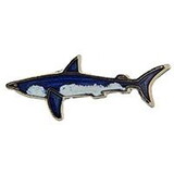 Eagle Emblems P00252 Pin-Fish,Shark,Blue (1