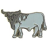 Eagle Emblems P00288 Pin-Bull, Tx Longhorn (1