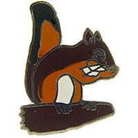 Eagle Emblems P00299 Pin-Squirrel, Red (1")