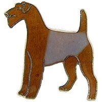 Eagle Emblems P00315 Pin-Dog, Airedale (1")