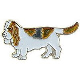 Eagle Emblems P00322 Pin-Dog, Basset Hound (1