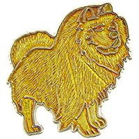 Eagle Emblems P00329 Pin-Dog, Chow, Brn (1")