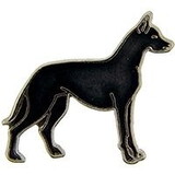 Eagle Emblems P00333 Pin-Dog, Great Dane, Black (1