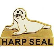 Eagle Emblems P00366 Pin-Seal, Harp Baby (1")