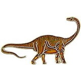 Eagle Emblems P00383 Pin-Dino, Brontosaurus (1