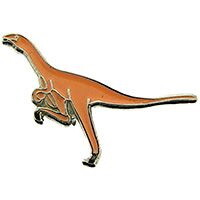 Eagle Emblems P00385 Pin-Dino, Ornithomimus (1")