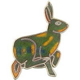 Eagle Emblems P00390 Pin-Rabbit, Jack (1