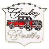 Eagle Emblems P00404 Pin-Cowboy, Cadillac (1