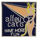 Eagle Emblems P00412 Pin-Bowling, Alley Cats (1