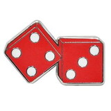 Eagle Emblems P00436 Pin-Game,Dice,Lucky 7 (1-1/8