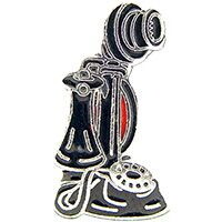 Eagle Emblems P00437 Pin-Old Time Phone (1")