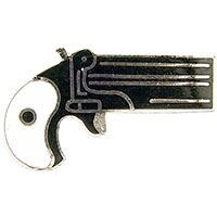Eagle Emblems P00457 Pin-Gun,38Cal Derringer (1")