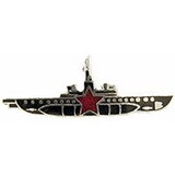 Eagle Emblems P00466 Pin-Russia, Submarine (1-1/4