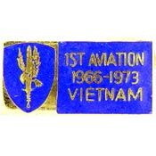 Eagle Emblems P00485 Pin-Viet,Bdg,001St Ava Bde 1966-1973, (1-1/8")