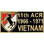 Eagle Emblems P00487 Pin-Viet, Bdg, 011Th Cav.Dv 1966-1971 (1-1/8")