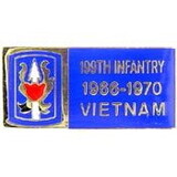 Eagle Emblems P00494 Pin-Viet, Bdg, 199Th Inf.Bg 1966-1970 (1-1/8