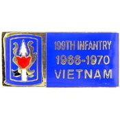Eagle Emblems P00494 Pin-Viet,Bdg,199Th Inf Bde 1966-1970, (1-1/8")