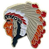 Eagle Emblems P00537 Pin-Indian, Chief (1