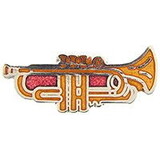 Eagle Emblems P00556 Pin-Music, Trumpet (1