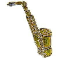 Eagle Emblems P00557 Pin-Music,Saxophone (1")