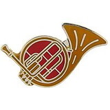 Eagle Emblems P00558 Pin-Music, Horn, French (1