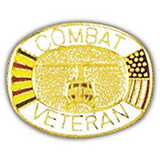 Eagle Emblems P00564 Pin-Viet, Combat Vet, Hel. (1