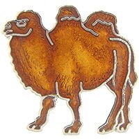 Eagle Emblems P00615 Pin-Camel, Two Humps (Left) (1")