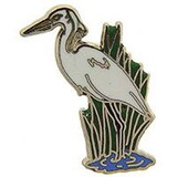 Eagle Emblems P00621 Pin-Bird, Egret (1