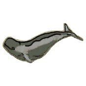 Eagle Emblems P00623 Pin-Fish, Whale, Beluga (1")