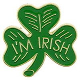 Eagle Emblems P00629 Pin-Clover, I'M Irish (1