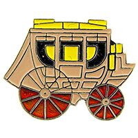 Eagle Emblems P00631 Pin-Stage Coach (1")