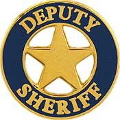 Eagle Emblems P00632 Pin-Bdg, Sheriff, Deputy (1")