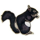 Eagle Emblems P00651 Pin-Squirrel,Black &Amp; Brown (3/4