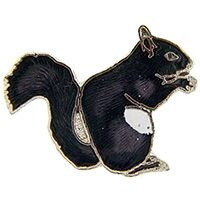 Eagle Emblems P00651 Pin-Squirrel,Black &Amp; Brown (3/4")