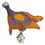 Eagle Emblems P00653 Pin-Bird, Turkey (1")