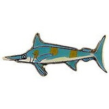 Eagle Emblems P00655 Pin-Fish, Marlin, Blue (1