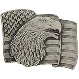 Eagle Emblems P00662 Pin-Usa, Flag, Eagle, Pwt. (1