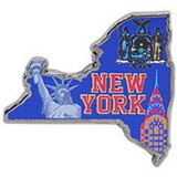 Eagle Emblems P00677 Pin-Ny, Statue Of Liberty Pwt. (1