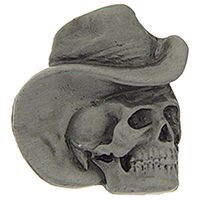 Eagle Emblems P00681 Pin-Skull, Cowboy Hat (1")