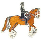 Eagle Emblems P00701 Pin-Horse, Rider (1