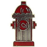 Eagle Emblems P00707 Pin-Fire, Hydrant, Red (1